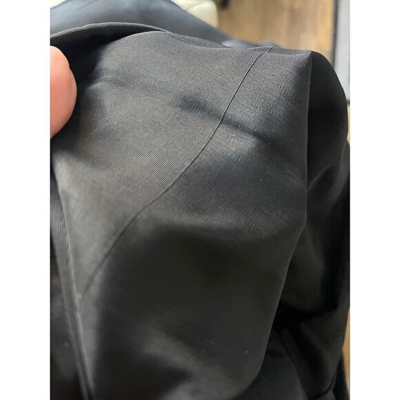 Vintage Gunne Sax Jessica McClintock Size 9 Black Short Strapless Fit and Flare - Picture 9 of 11